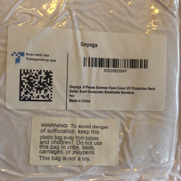 *NIP* 6 piece neck gaiters - Picture 3 of 3